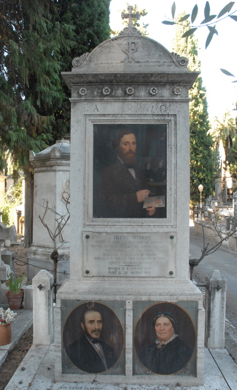 Tomba Filippo Severati - visuale intera Tomba Filippo Severati - visuale intera