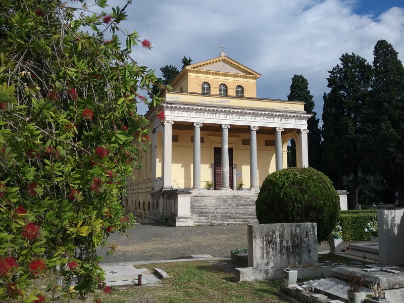 Quadriportico - chiesa Santa Maria della Misericordia (Vespignani) Quadriportico - chiesa Santa Maria della Misericordia (Vespignani)