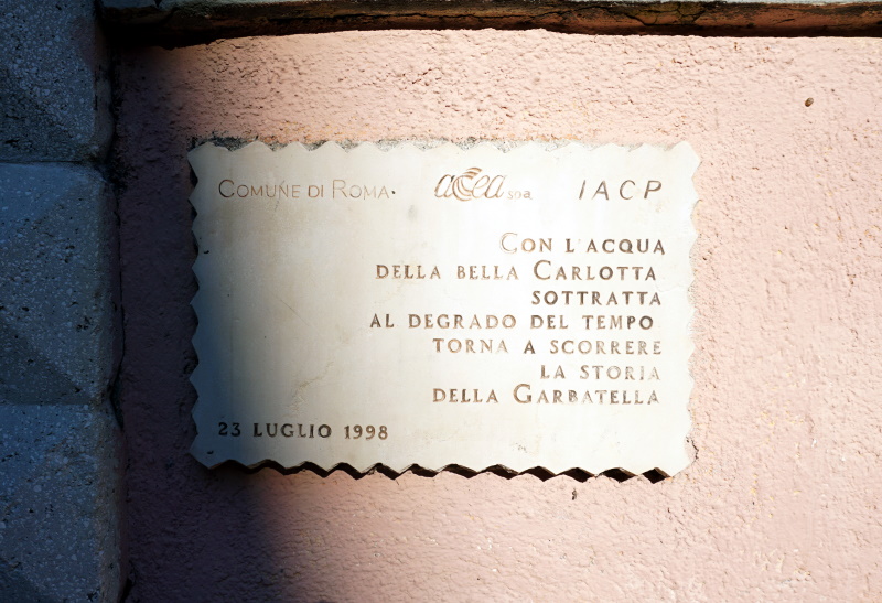 Fontana della Carlotta e Scalinata degli Innamorati