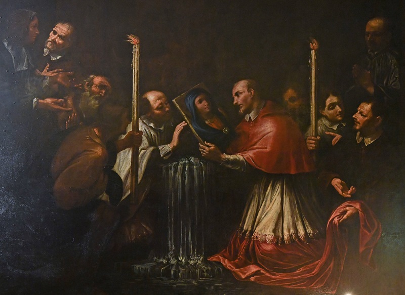 Il Card. Capocci recupera l'immagine della Vergine Il Card. Capocci recupera l'immagine della Vergine