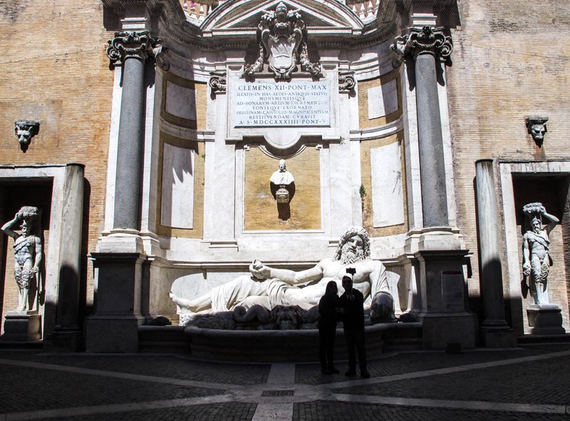 Marforio ai Musei Capitolini