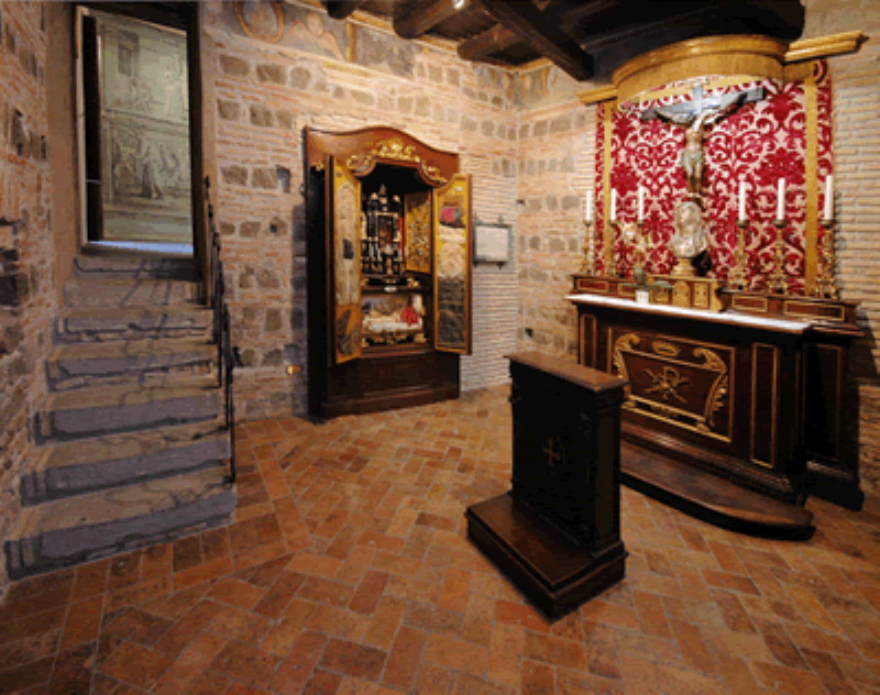 Monastero delle Oblate di Santa Francesca Romana a Tor de' Specchi - Cella della Santa