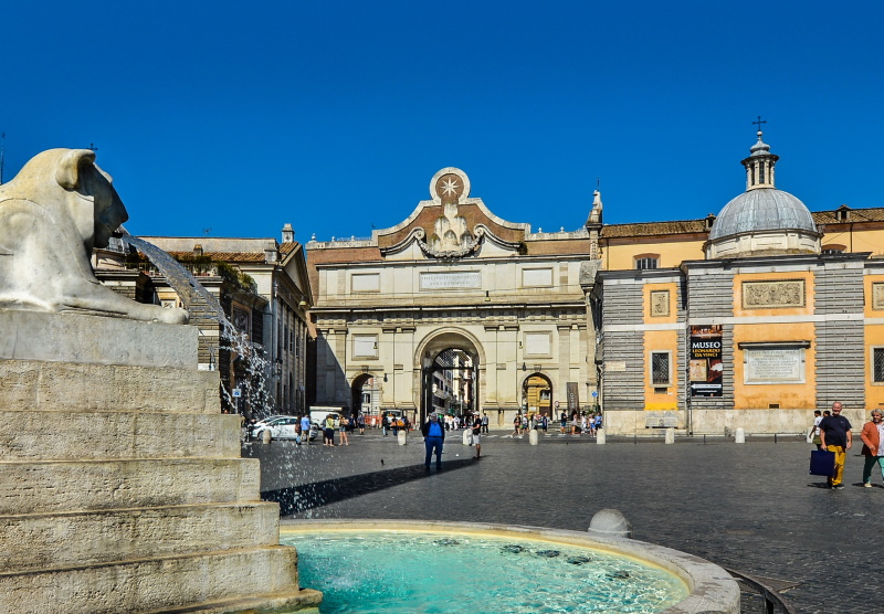 Porta del Popolo, facciata interna