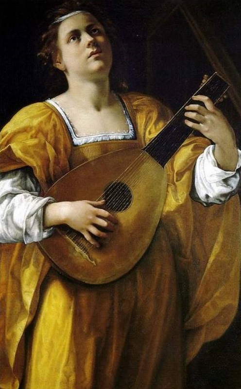 Santa Cecilia - Artemisia Gentileschi, 1620