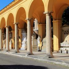 Quadriportico - panoramica - colonnato arcata sinistra Quadriportico - panoramica - colonnato arcata sinistra