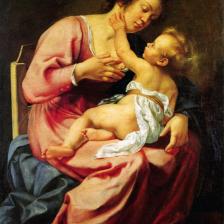 Madonna col Bambino - Artemisia Gentileschi, 1610 ca