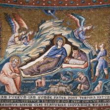 Natività - Pietro Cavallini ph Basilica di Santa Maria in Trastevere Official Website Natività - Pietro Cavallini ph Basilica di Santa Maria in Trastevere Official Website