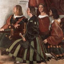 Palafrenieri pontifici ((particolare La Messa di Bolsena), Raffaello Sanzio, Palazzi Pontifici, Vaticano