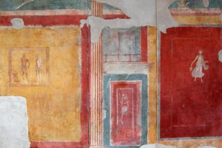 Casa di Diana, Insula di Giove e Ganimede ed Insula delle Pareti Gialle foto sito Parco di Ostia Antica