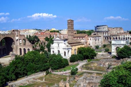 Foro romano con Arco di Tito