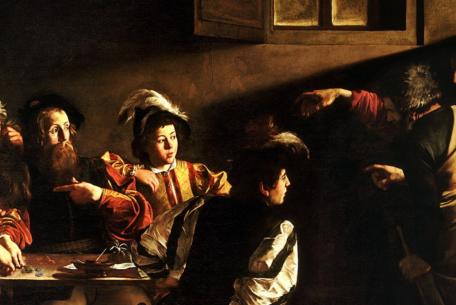 Chiesa di San Luigi dei Francesi, La vocazione di San Matteo, Caravaggio Chiesa di San Luigi dei Francesi, La vocazione di San Matteo, Caravaggio